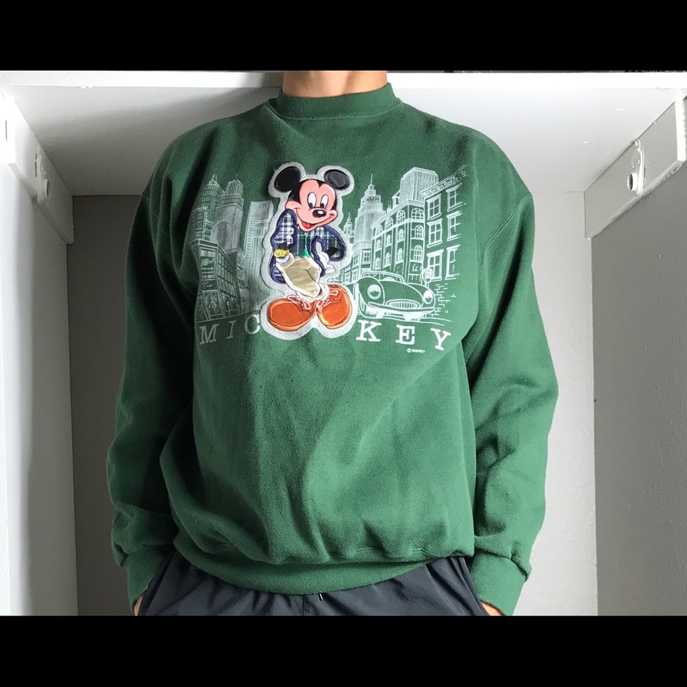 Vintage velva sheen Mickey Mouse sweater XL